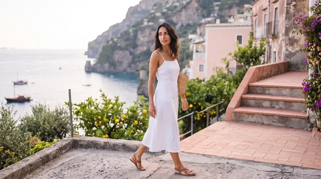 Mara, Amalfi Summer pose 1