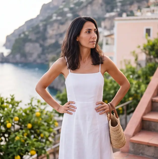 Mara, Amalfi Summer pose 2