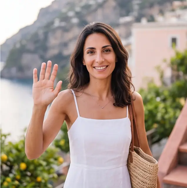 Mara, Amalfi Summer pose 3